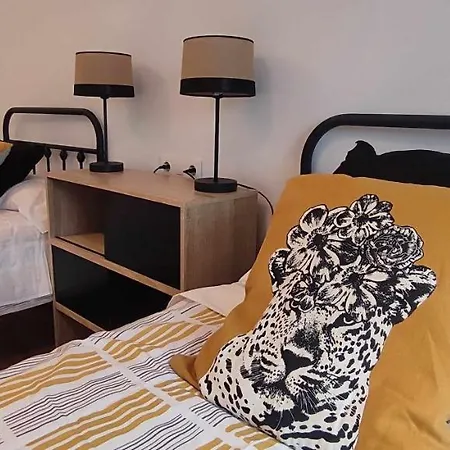 Calle Real Con Patio アパート